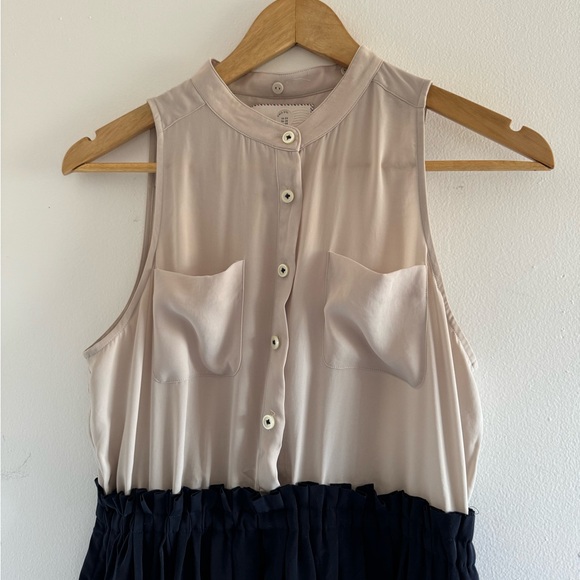 Anthropologie 9-H STCL  Button Up Colorblock Dress ♥️♥️♥️ - Picture 5 of 15